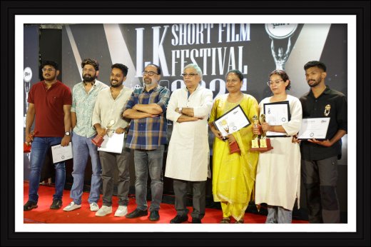 Rajesh Puthanpurayil with LKIFF 2025 winners