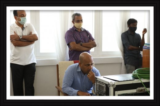 Rajesh Puthanpurayil directing Madein