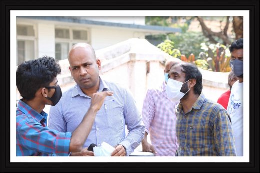 Rajesh Puthanpurayil at Madein filming location