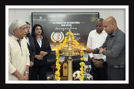 Rajesh Puthanpurayil at LK Production office inauguration