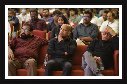 Rajesh Puthanpurayil at a cultural event lkiff