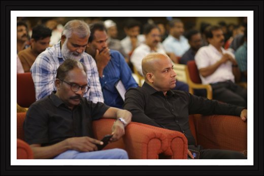 Rajesh Puthanpurayil with Dr. Biju at LK International Short Film Festival 2025
