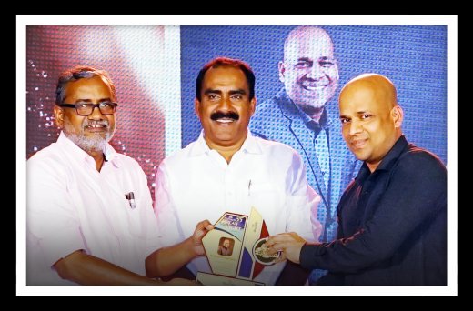 Rajesh Puthanpurayil being honored for his achievement