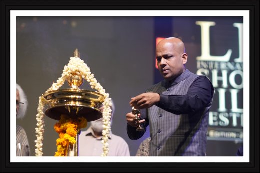Rajesh Puthanpurayil inaugurating LK International Short Film Festival 2026